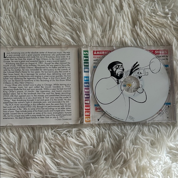Louis Armstrong Greatest Hits CD jazz trumpet - Picture 3 of 4